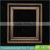 Golden Ornated Picture Frame Made of Solid Wood thumbnail-1