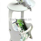 MDFsmall Tea Table or Side Table With Magazine Holder thumbnail-1