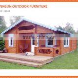 Wholesale Price Russian Prefabricated Canadian Spruce Log Cabin Wooden House 120 Sqm thumbnail-1