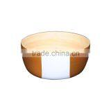 Lacquer Bamboo Salad Bowls, Spun Bamboo Bowls thumbnail-3