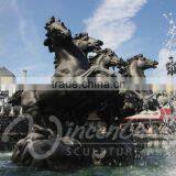 Outdoor Garden Decoration Horse Waterfall Fountain Statue Sculpture thumbnail-2