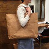 Washable Kraft Paper Fabric Bag thumbnail-2