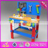 2016 New Design Children Tool Toy Wooden Workbench W03D076B thumbnail-2