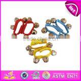 Hot Sale Toddlers Musical Instrument Wooden Small Hand Bell for Promotion W07I097 thumbnail-2