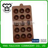 Mini Lovely Chocolate Cookie Silicone Biscuit Mold Flower Shape thumbnail-2