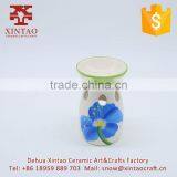 Custom Design Creative Restaurant Tableware Blue Flower Ceramic Napkin Holder thumbnail-5