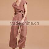 Women Jumpsuit Manufactuer Hot Sale Women Sexy Design Self-tie Straps Jumpsuits thumbnail-5