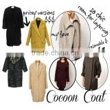 2015 winter coats trends ladies cocoon coat