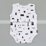 Wholesale Cotton Blank Clothes Baby Snap Crotch Bodysuit thumbnail-5