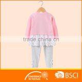 Baby Girl Rabbit Printed Clothing Set thumbnail-2