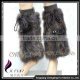 CX-A-29B Winter Genuine Raccoon Fur Leg Warmer Wholesale thumbnail-3