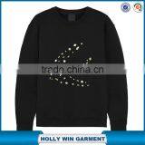Embellished Cotton-jersey Pullover Sweatshirt Without Hood