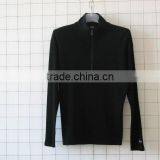 Men Fashion Merino Wool Zip Tee thumbnail-1