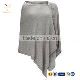 Top 10 Grey Cashmere Wool Poncho Wrap thumbnail-3