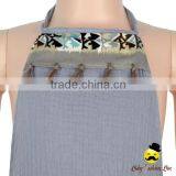 Harem Style Gray Color Halter Fringe Infant Newborn Baby Boy Vintage Romper Grows Clothes thumbnail-4