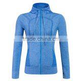 Wholesale Fitness Yoga Wear Women Hoodies Hoodies Zip up Women Comfortable and Fashionable thumbnail-3