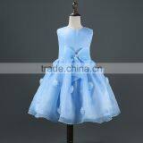 Hot Sales Popular Christmas Baby Girls Kids Flower Petals Party Wedding Prom Fancy Dress 2Colors thumbnail-1