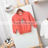 Casual Style Cartoon Embroidery Cotton Kids Pullover Sweatshirt thumbnail-1