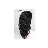 indian hair free shipping high quality body wave full lace wigs