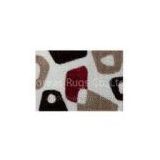 Customized White, Taupe Polyester Shaggy Area Rugs, Luster Luxury Soft Pile Rug