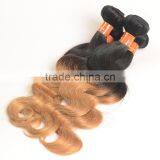 Wholease 1b/27 Color Sew in Human Hair Weave Ombre Hair , Brazilian Hair thumbnail-6