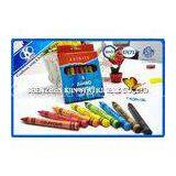 10.5cm 8 Pieces Kids Non Toxic Crayons In Paper Box , Wax Crayola Crayons