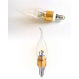 Popular Style Glass/ Milky Lamp Shade Transparent LED Candle Lamp thumbnail-2