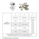 Rapid Rivet, Chicago Screw, Tubular Rivet, Snap Rivet, Crocs Rivet, Rivet Fastener, Split Rivet, Semi Tubular Rivet, Bifurcated Rivet, Rivet Manufacturer, Book Screw thumbnail-3