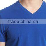 100% Cotton V Neck Dry Fit Custom T Shirts Mens Sport Jersey thumbnail-3