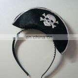 Party Carnival head band/headband accessories/mini top pirate hat Headband MPA-0140