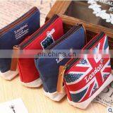 Unisex Cheapest Canvas Cartoon England Style Retro Small Coin Change Purse Lady Mini Coin Wallet Key Car Pouch Little Money Bag thumbnail-2