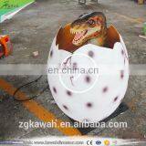 KAWAH Animatronic Dinosaur Egg Lifelike Growing Fiberglass Dinosaur Egg For Sale thumbnail-1