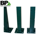 Traffic Galvanized Round Steel Fence Post thumbnail-2