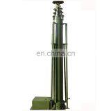 18m Aluminum Motorized Telescoping tv Antenna Mast With the Tripod thumbnail-2