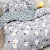 Autumn and Winter Thickened Cotton Sanded 4pcs Bedding Set thumbnail-3