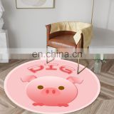 Household manufacturers round rubber backed washable kitchen custom printed rugs mat