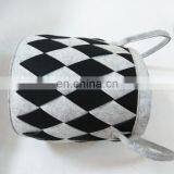 Foldable Knitted Felt Storage Laundry Baskets thumbnail-5