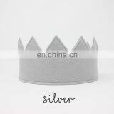 Wholesale Delicate Mini Felt Glitter Crown With Pearl thumbnail-3