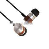 Hot Selling Cheap 3.5mm Jack Wired In-ear Wooden Wired Earphone Manufactures thumbnail-3