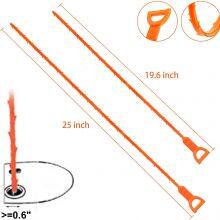 Vastar 19.6/25 Inch Drain Snake Hair Drain Clog Remover Cleaning Tool thumbnail-2