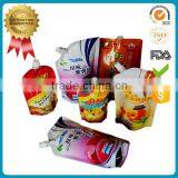 Custom Printed Plastic Cap Liquid/detergent Doypack Compound Bag Stand up Spout Pouch thumbnail-1
