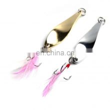 Lure artificial fishing tackle skirt spinner bait
