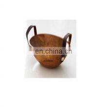 Fancy Wooden Bird Pots Bowl thumbnail-2
