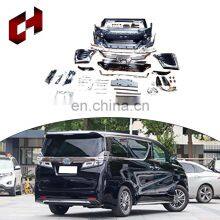 CH Hot Selling Wide Front Grille Side Stepping Ducktail Spoiler Led Light Full Kits For Toyota Vellfire 2015-2018 to 2019-2020 thumbnail-2