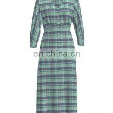 2022 Fashion 100%cotton Seersucker Check Design for Women thumbnail-1