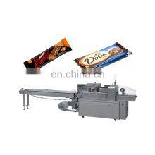 Factory Biscuits Bread Candy Fruit Food Vegetable Automatic Servo Pillow Packing Machine thumbnail-3