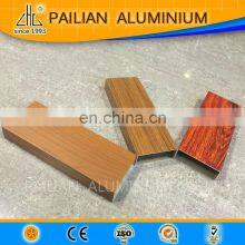 Export Quality Wood Grain Aluminium Square Tube Profile,6063 t5 6061 t6 Fluorocarbon Coating Aluminium Profile Guangdong Factory thumbnail-3