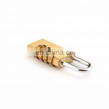 Security 21/28 mm Brass Outdoor Die-Cast 4 Digits Brass Combination Padlock for Indoor thumbnail-4