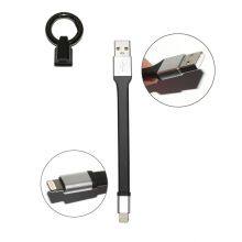 Mini Portable Mfi Certified 8pin Keychain USB Cable Fast Charging 15cm Data Charger for IPhone 7/8/X
