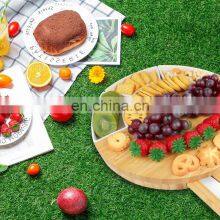 Fancy Gifts Bamboo Charcuterie Cheese Board With Removable Slate For Picnic And Party thumbnail-5